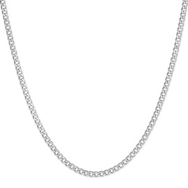Soul-Cats® Men's Curb Chain with or without Bracelet Stainless Steel in Silver (Various Lengths and Widths), Stainless Steel