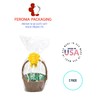 Feronia Packaging Gift Wrap Round Bottom Cellophane Bags 2 Pack