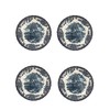 Churchill Brooke Blue Chelsea 8" Salad Plate 4 Piece Dinnerware