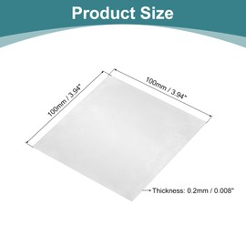 sourcing map 1 Pcs Pure Nickel Sheet, 99.6% Pure Nickel Plate Nickel Strip 0.008"x3.94"x3.9"(0.2x100x100mm) Nickel Anode for Electroplating Scientific Lab Industry DIY Craft