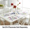 Newbridge Set of 4 Placemats, 13 x 19 Inch Rectangle,