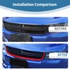 PDKLIN for Charger Grille Insert Trim Cover for Dodge Charger
