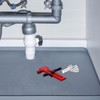 3 in 1 SET: Under Sink Mat with Cutout for