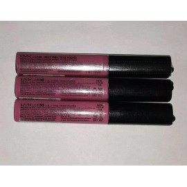 NYX 3 tube lot NYX MEGA SHINE LIPGLOSS LG136 DOLLY PINK unsealed NWOB