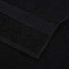 vidaXL Flannel Set of 4 Black 30 x 30 cm