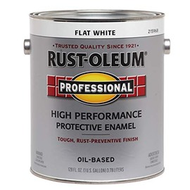 RUST-OLEUM 7790-402 Gallon Flat White Enamel