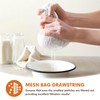 4 PCS Reusable Straining Bag, 20 * 30cm Cheesecloth Drawstring