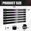Magnetic Storage Organizer Tool Holder, Magnetic Tool Holder Strip, 6-Pack