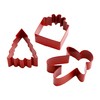 PME CH24CCC104 Cookie Cutters, Christmas Delights (Set of 3), Steel