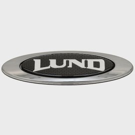 Lund Boat Raised Emblem Decal 2094234 | Logo Silver Black Sticker