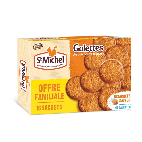 ST MICHEL - French Butter Patties - Family Size - Pack of 520 g