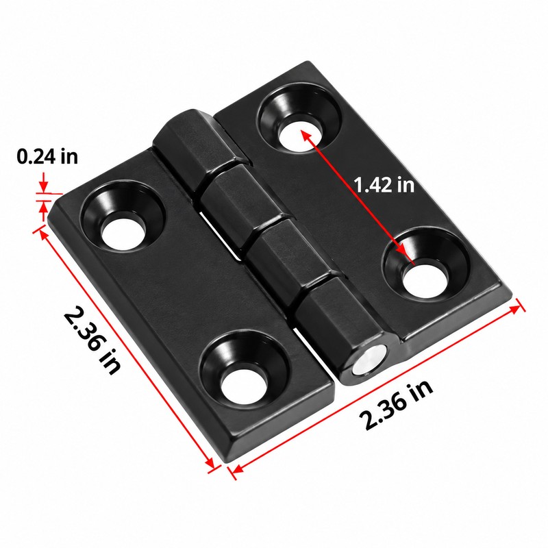 Heavy-Duty Zinc Alloy Butt Hinge for Doors and Cabinets, 60
