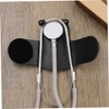 Ipetboom 2pcs Leather Stethoscope Holder Stethoscope Protector with Sturdy Clip