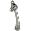 Designers Impressions Satin Nickel Heavy Duty Kick Down Door Stop : 53805