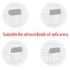 LERTREE 1 Pair Sofa Arm Slipcovers Elastic Sofa Armrest Protectors