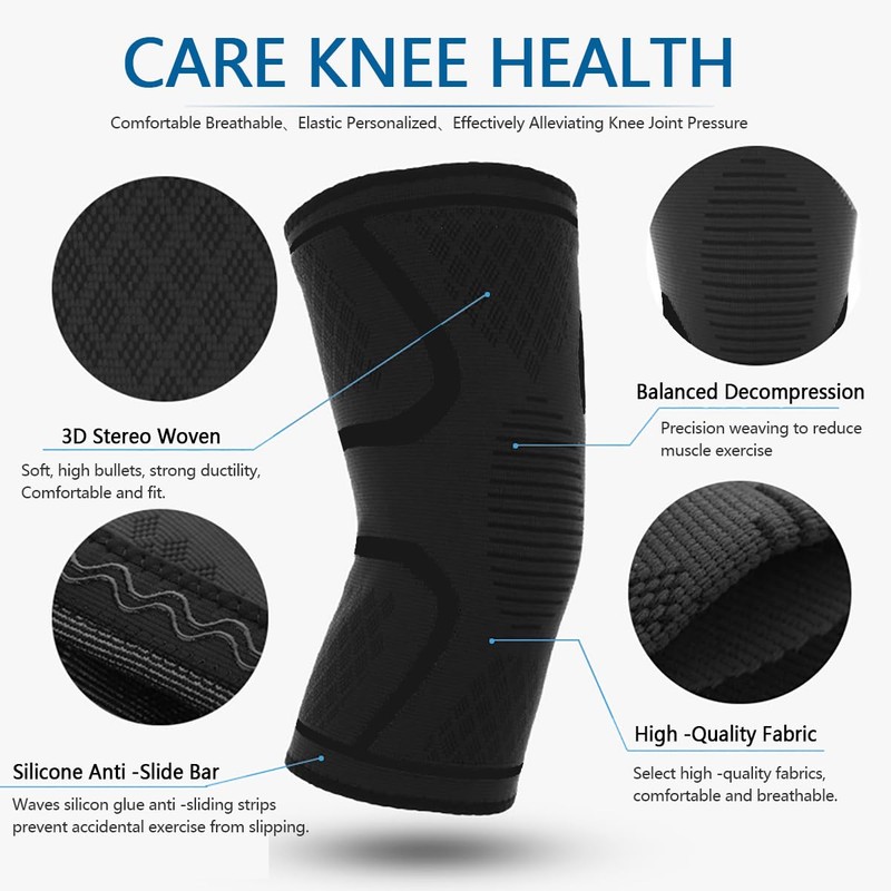 Abauoat Knee Support for Women/Men, Premium Knee Support Men, Helpful