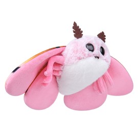 Tiny Heart Children's Plush Toy with Rose Maple Moth, Red Rose Maple Moth, Flight Life Series, Soft Plush Cushion, 20 cm / 7.8 Inches