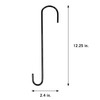 More Birds 12-Inch Extension Steel Hook, Windchimes