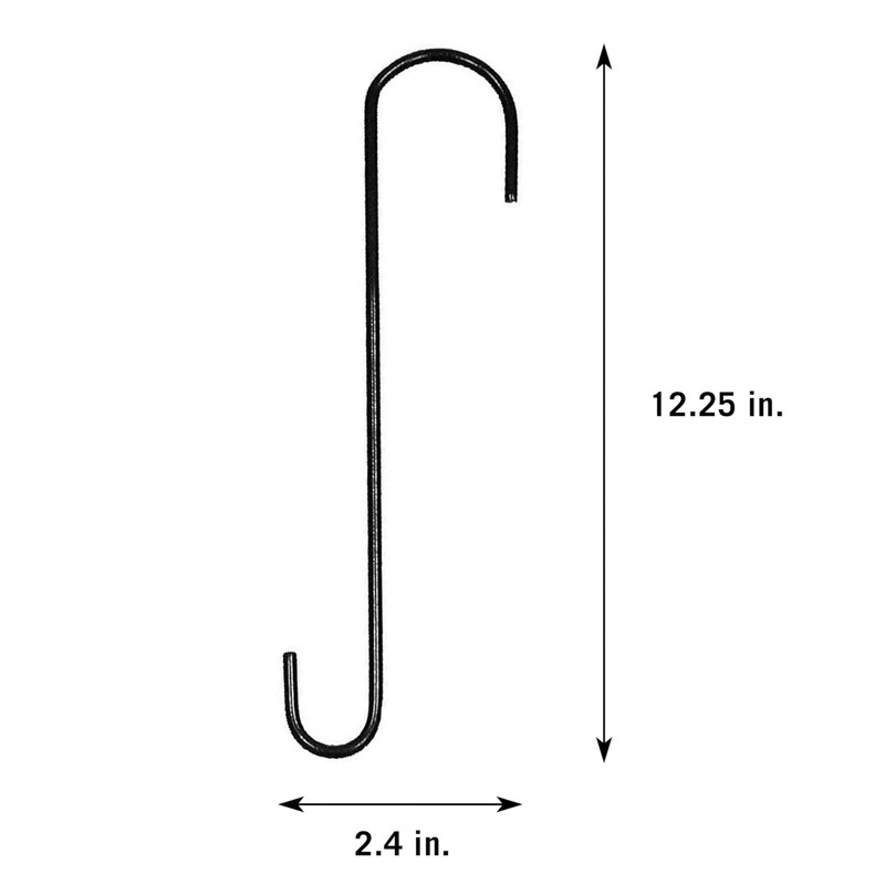 More Birds 12-Inch Extension Steel Hook, Windchimes
