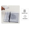 SYDR Terry Kitchen White Grid Dish Cloths,100% Cotton(8 Pack) 12