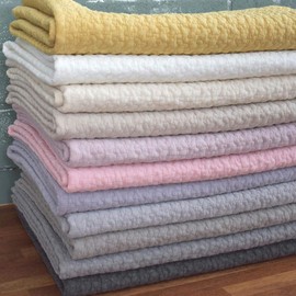 DECO DESEN Quilting Mat, Nap Size, Cloud Pattern, Ible Korean Futon, 3.9 x 59.1 inches (100 x 150 cm), Latte Beige