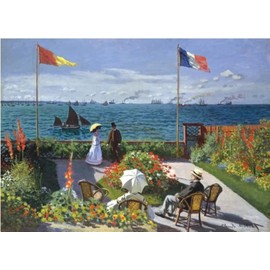 Garden at Sainte-Adresse 1000 Piece Jigsaw Puzzle