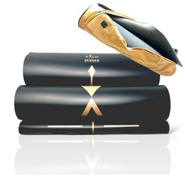 Yoga Mat and Bag Special Edition Set - Non-Slip, Eco-Friendly Mat with Alignment Lines + Cork Yoga Mat Bag Carrier - Thick, Absorbent Natural Rubber Mat for Hot Yoga, Pilates, and Home Workouts