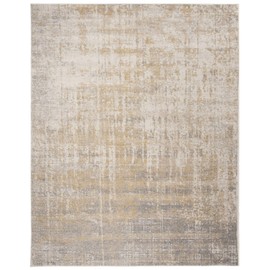 Safavieh Adirondack Collection ADR207A Modern Abstract Area Rug, 9' x 12', Cream / Gold