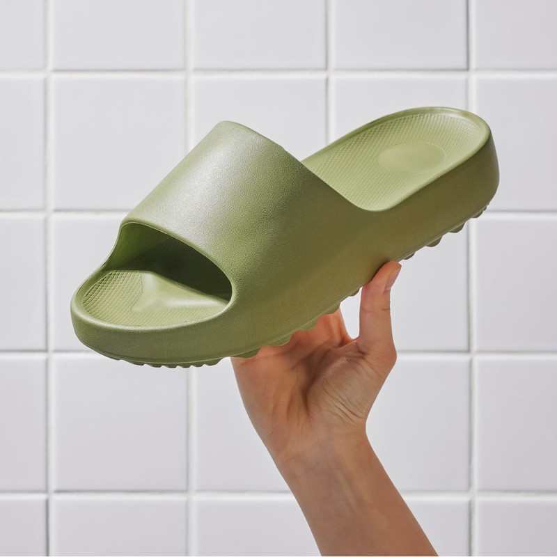 JAJU [JAJU] Platform Multi-purpose Shoes 250-270mm Khaki