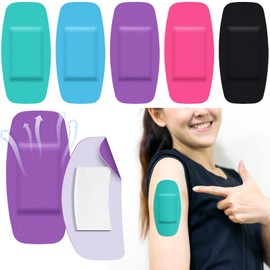 Sinmoe 100 Pcs Large Big Flexible Adhesive Bandages Wound Care Latex Free Fabric PE Bandages for Care and Protect Wounds, 2 x 4 Inch(Classic Color)