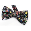 Colorful Fun Pattern Pre-Tied Bow Tie Mens Floral Space Adjustable