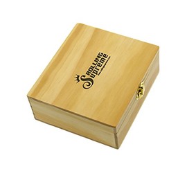 Rolling Supreme Large Wooden Box for DIY Turner - 17 x 15 x 5.9 cm - Head&Nature Papers Shop