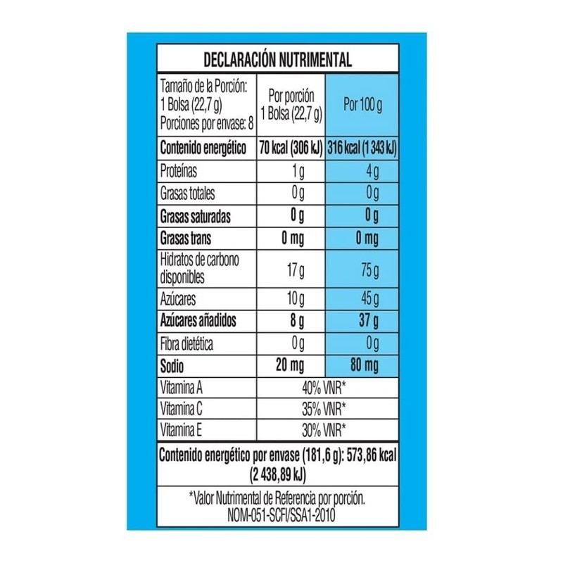 Welch's Caja con 8 bolsas de gomitas 181 Gr