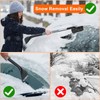 Ice Scraper Car with Broom 3-in-1 Car Cleaning Brush, Ice