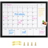 Aitakatta 3-in-1 Dry Erase Calendar for Wall, Magnetic Monthly &
