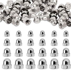Sctmda Acorn Nuts Stainless Steel M4 M5 M6 M8 Pack of 70 Acorn Nuts DIN 1587 Hexagonal Cap Nuts Stainless Steel Cap Nuts A2 V2A Hexagonal Acorn Nuts Stainless Steel Acorn Nuts for Screws Threaded