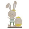 CHEERYMAGIC Easter Table Decorations, Easter Wooden Table Sign, Rabbit Bunny