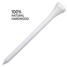 Pride Golf Tee 3-1/4-Inch Deluxe Tee 50-Count, White