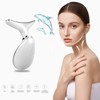 SavFinto Neck & Face Massager, 7-Color LED Multifunctional Facial Massager,