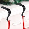KEYIDO Christmas Stocking Holders for Fireplace Stocking Hangers Weighted Christmas