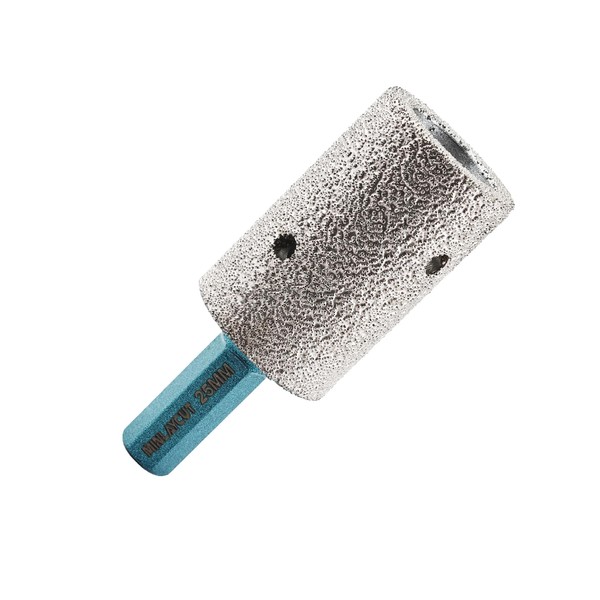 Diamond Finger Milling Bit 25mm - MINLAYCUT 4/5" Hex Shank