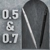 Four Candies Metal Mechanical Pencils 2-Piece Set 0.5 & 0.7