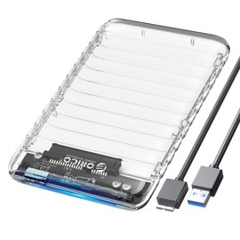 ORICO HDD Case 2.5 Inch USB 3.0-SATA External Hard Drive Case 7mm/9.5mm SATA HDD SSD Compatible Max 6TB Tool-Free UASP Support 2139U3-V1-CR