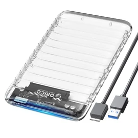 ORICO HDD Case 2.5 Inch USB 3.0-SATA External Hard Drive Case 7mm/9.5mm SATA HDD SSD Compatible Max 6TB Tool-Free UASP Support 2139U3-V1-CR