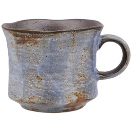 Ichikyu 588-13 Mino Ware Coffee Bowl, Tataki Indigo