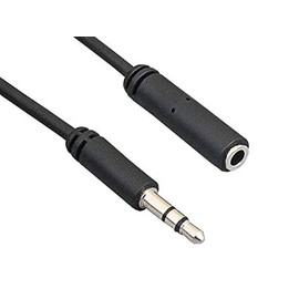Cable Leader 3.5mm Stereo Male to Female Extension Audio Cable Slim Type (25 Foot (1 Pack))