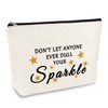 Christmas Inspirational Gifts for Women Best Friend Makeup Bag Gift