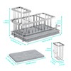HapiRm Sink Caddy Sponge Holder - Kitchen Sink Organizer with