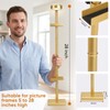 30'' Adjustable Tabletop Easel Stand with Rechargeable 13RGB Poster Light