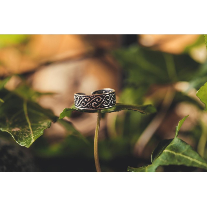 WINDALF Bohemian Toe Ring Layla 5 mm Life Spiral Summer